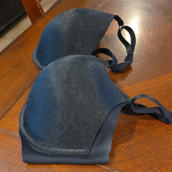 (J15) Warner's Black Comfort Bra Intimates 38D - Picture 2 of 5